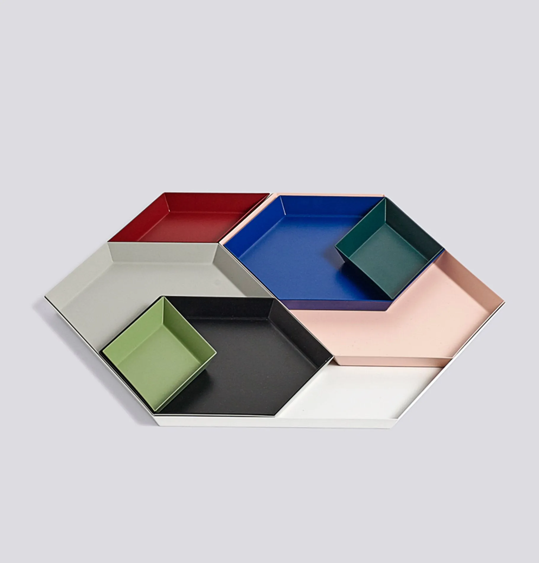 HAY Kaleido Tray - Light Amber XS