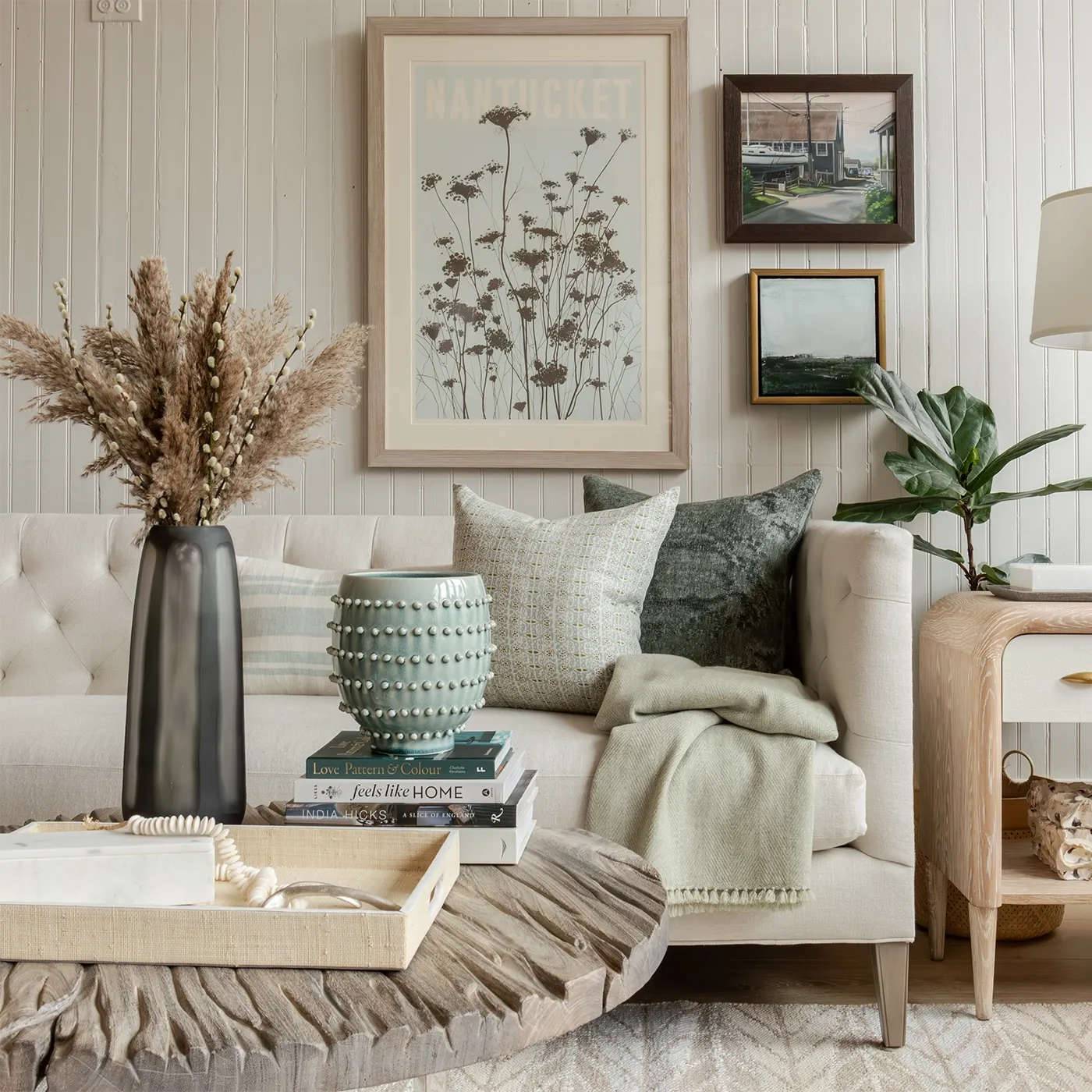 Herringbone Rattan Trays