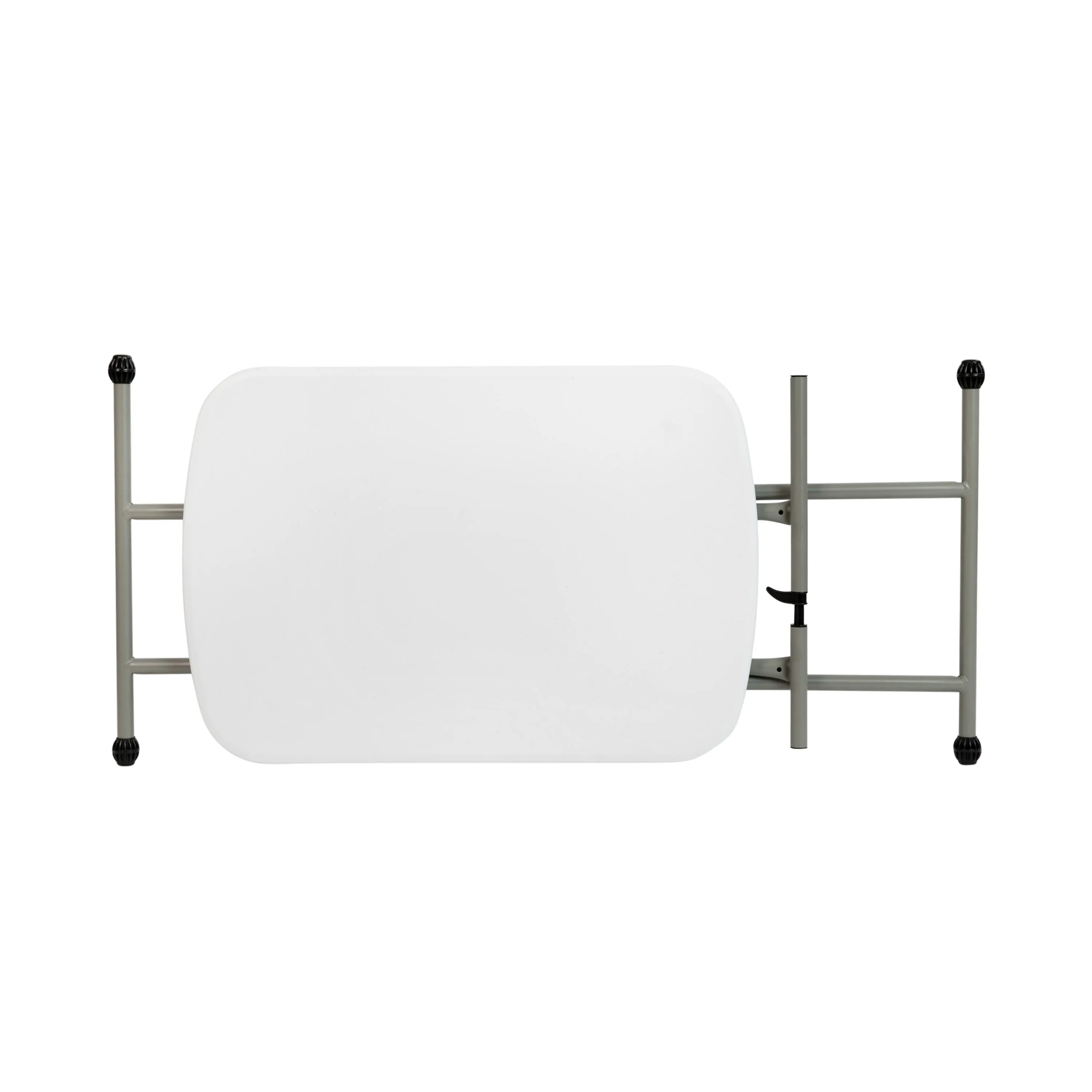 Indoor/Outdoor Plastic Folding Table, Adjustable Height Commercial Grade Side Table, Laptop Table, TV Tray