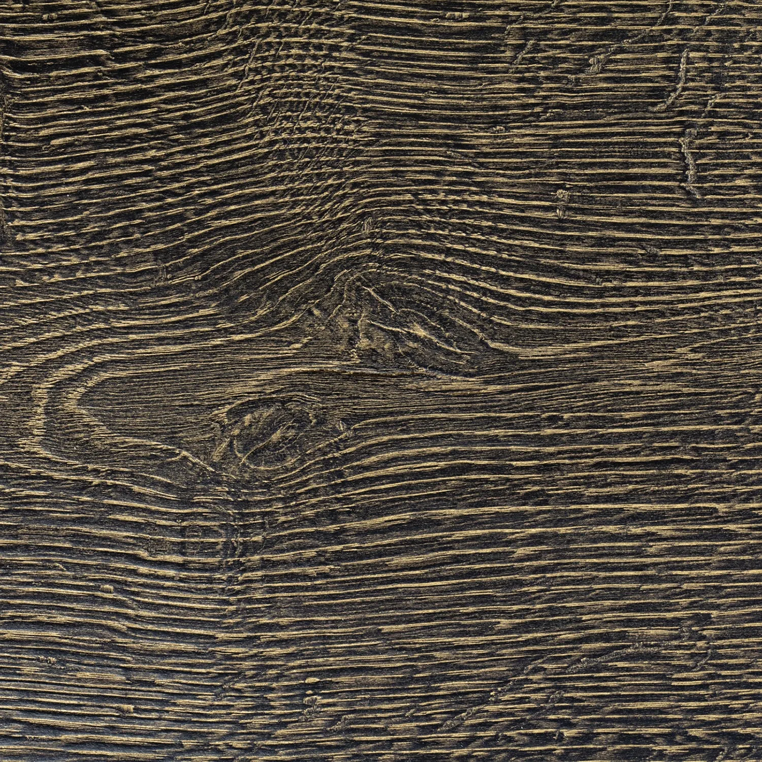 janua | sk 02 cube side table / stool | charred washed oak   gold tone