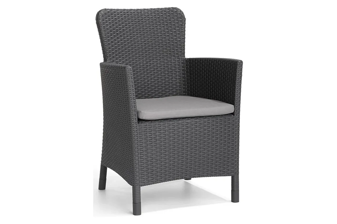 Keter Julie Miami Dining Set - Graphite