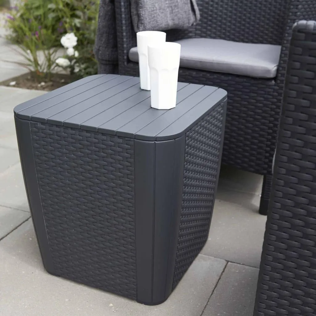 Keter Julie Miami Dining Set - Graphite