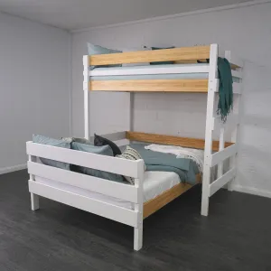 King Single Loft Bed with Queen Bed