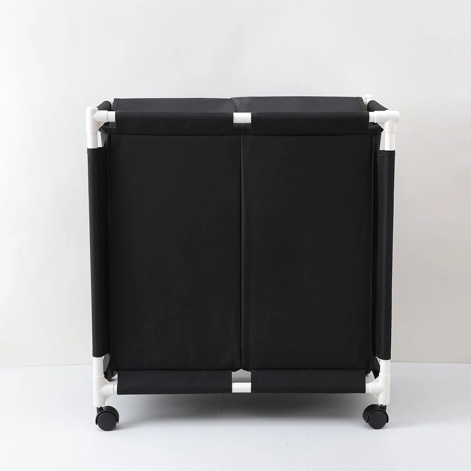Kuber Industries Laundry Basket For Clothes|Foldable Laundry Hamper|Basket For Toys, Dirty clothes, Storage "60 LTR"-Pack of 5 (Black)