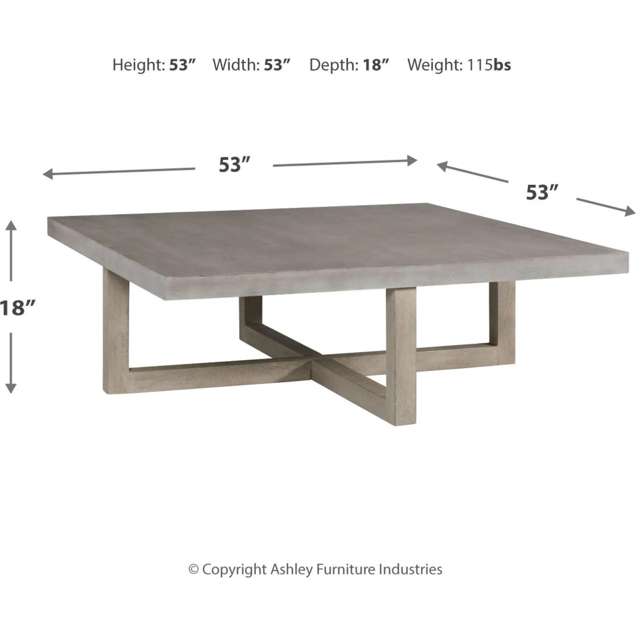 Lockthorne Square Coffee Table