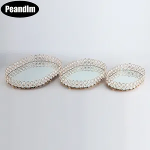 Luxuriate Glass and Gold Candle Stand