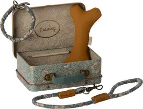 Maileg Puppy Dog Accessories in Blue Tin