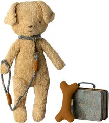 Maileg Puppy Dog Accessories in Blue Tin