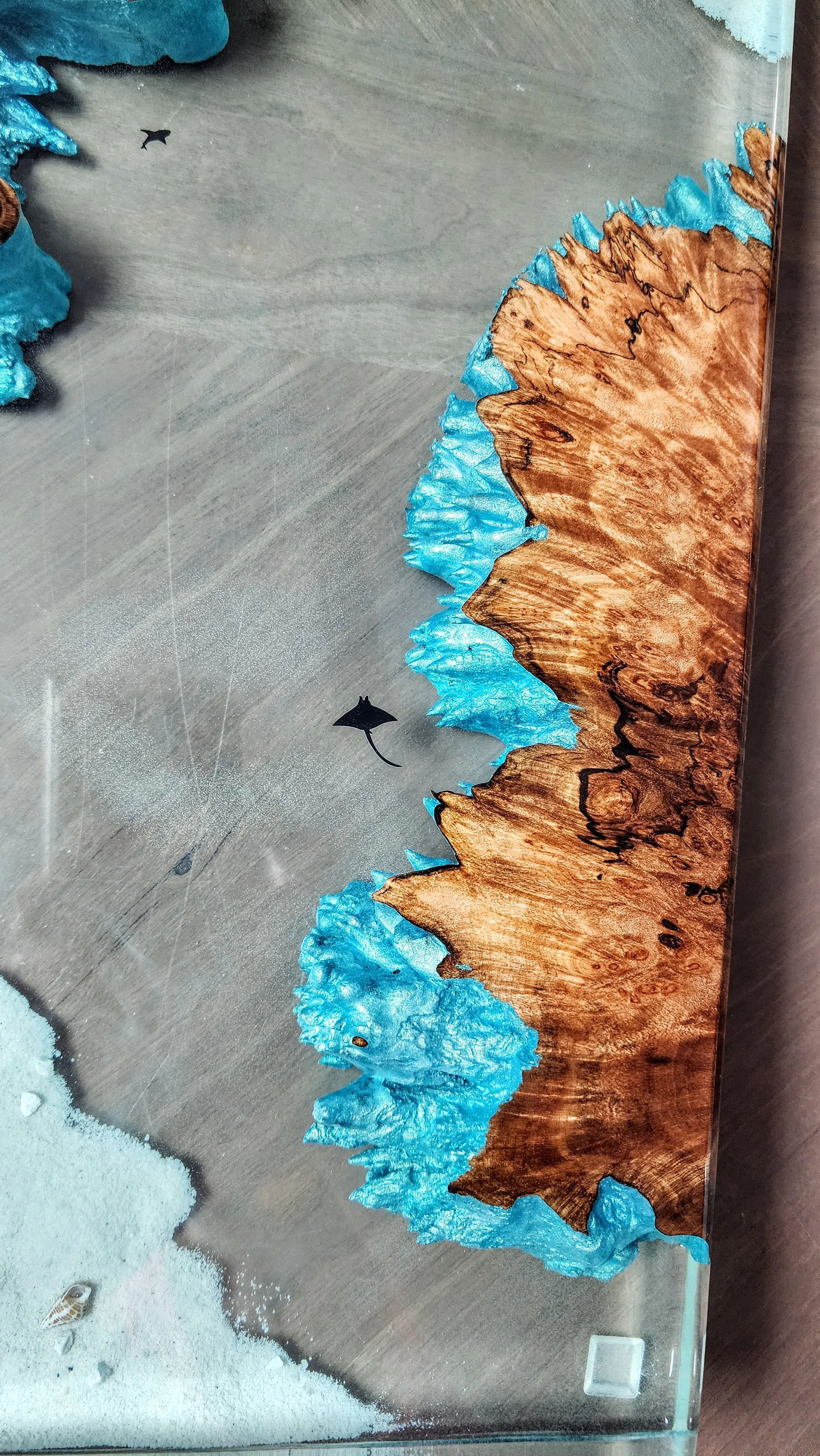 Maple Burl Cove Serving Board
