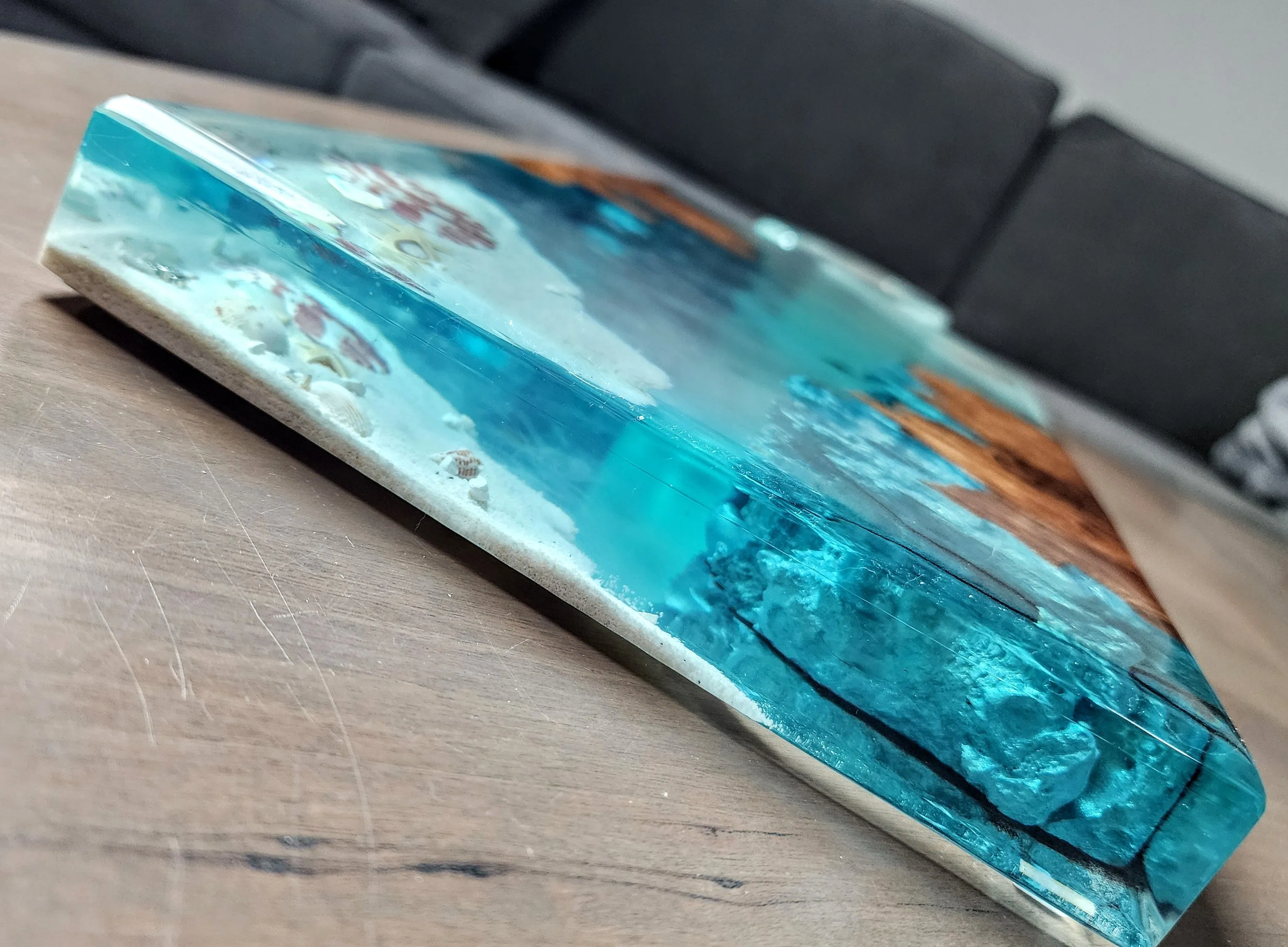 Maple Burl Cove Serving Board