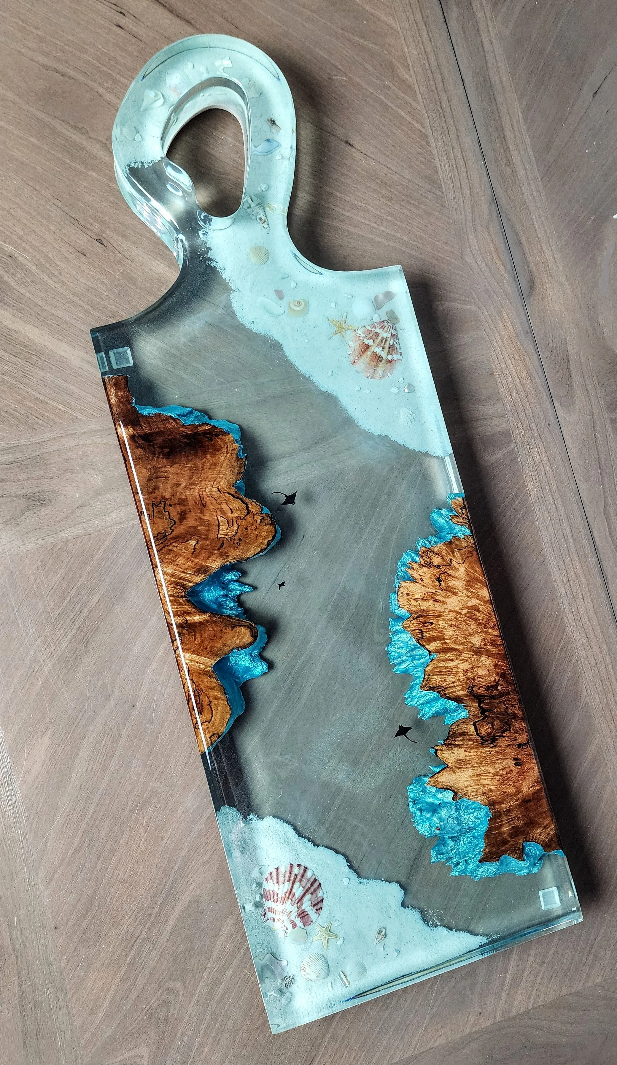 Maple Burl Cove Serving Board