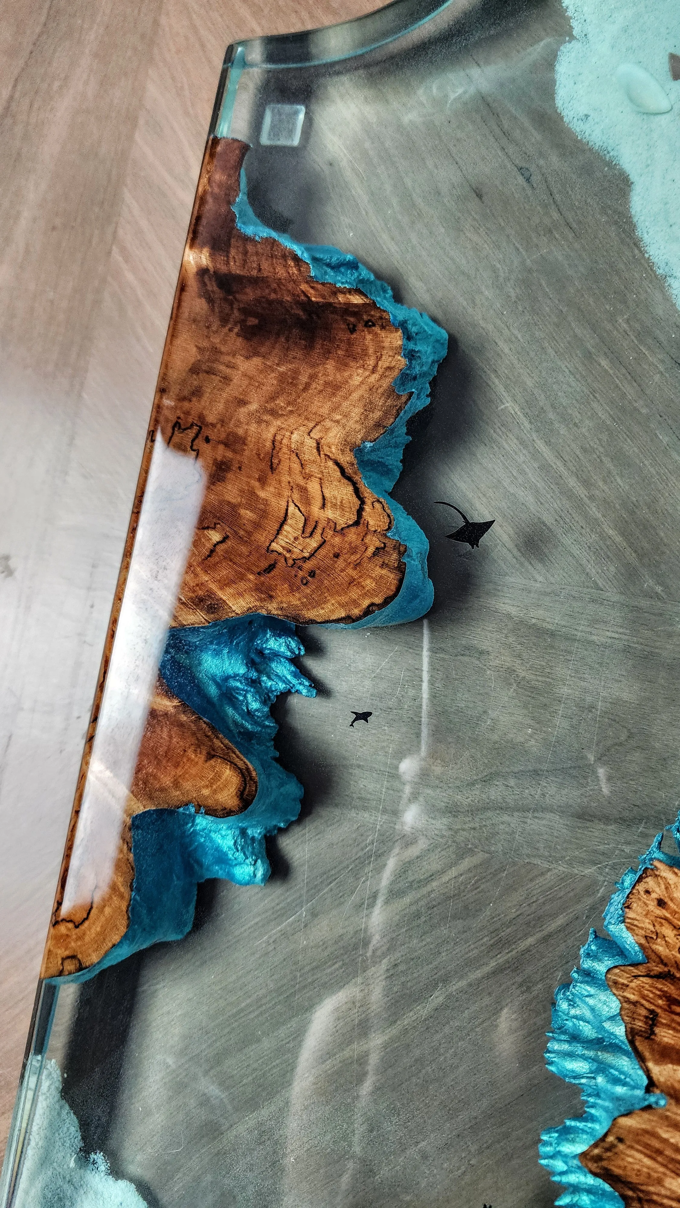 Maple Burl Cove Serving Board