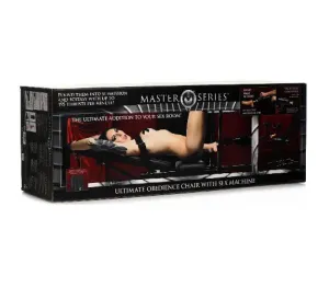 Master Series Ultimate Obedience Chair with Sex Machine