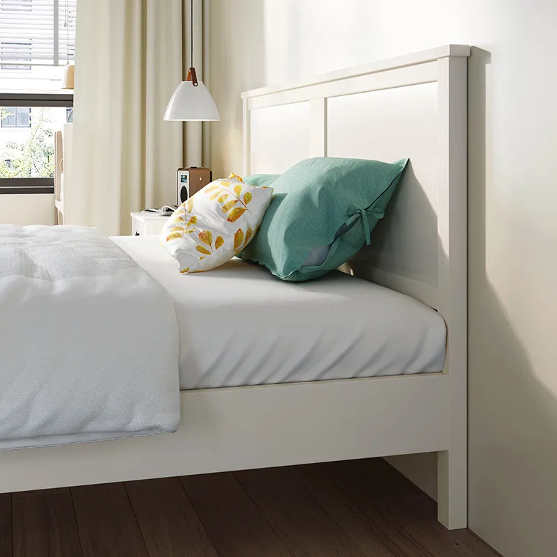 Minimalist Cream Bedset with Matress and Headboard