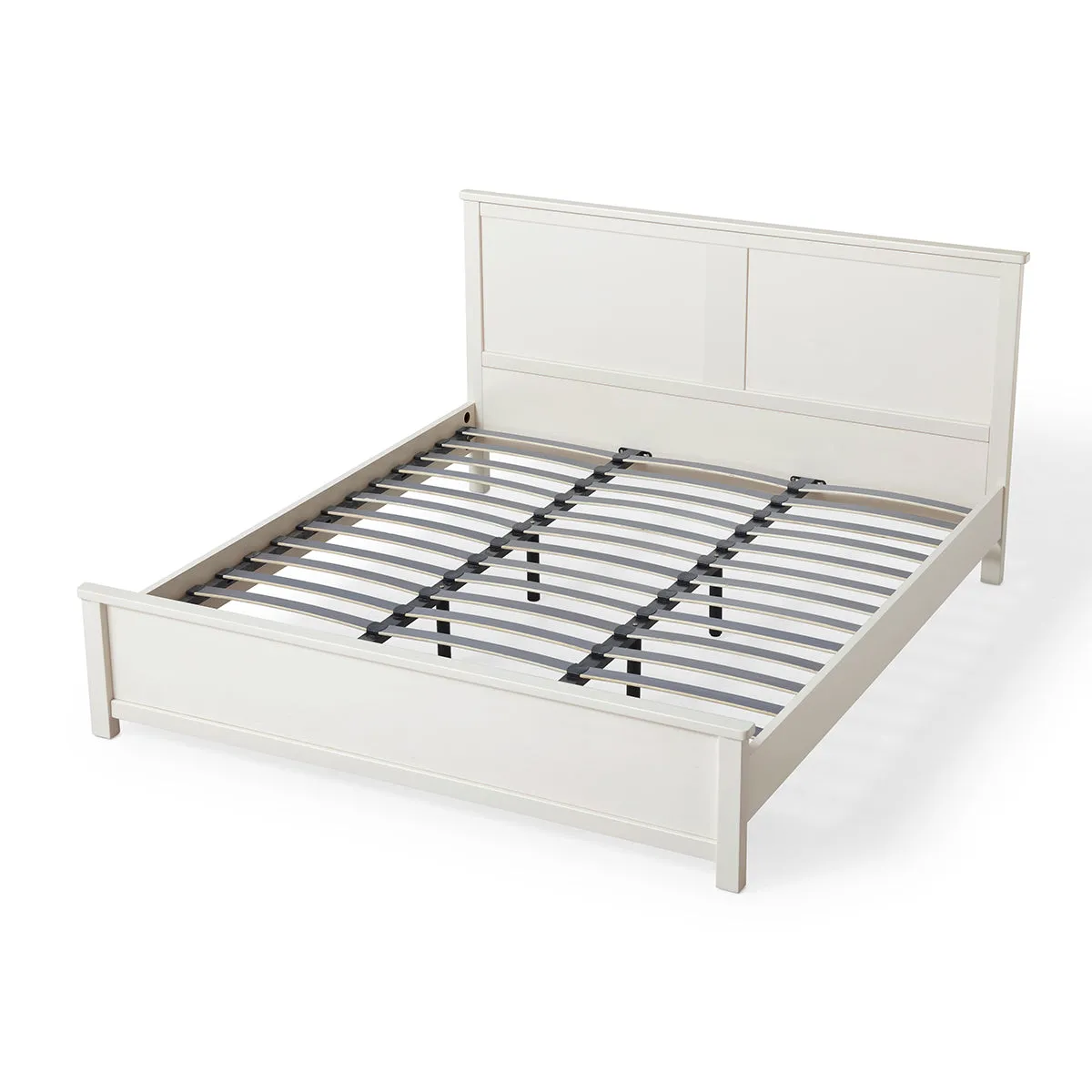Minimalist Cream Bedset with Matress and Headboard