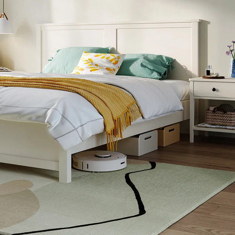 Minimalist Cream Bedset with Matress and Headboard
