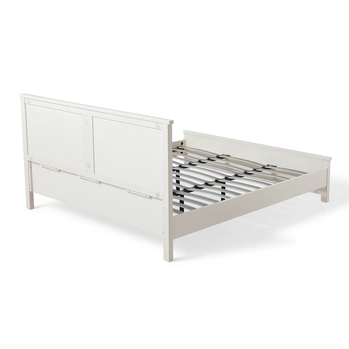 Minimalist Cream Bedset with Matress and Headboard