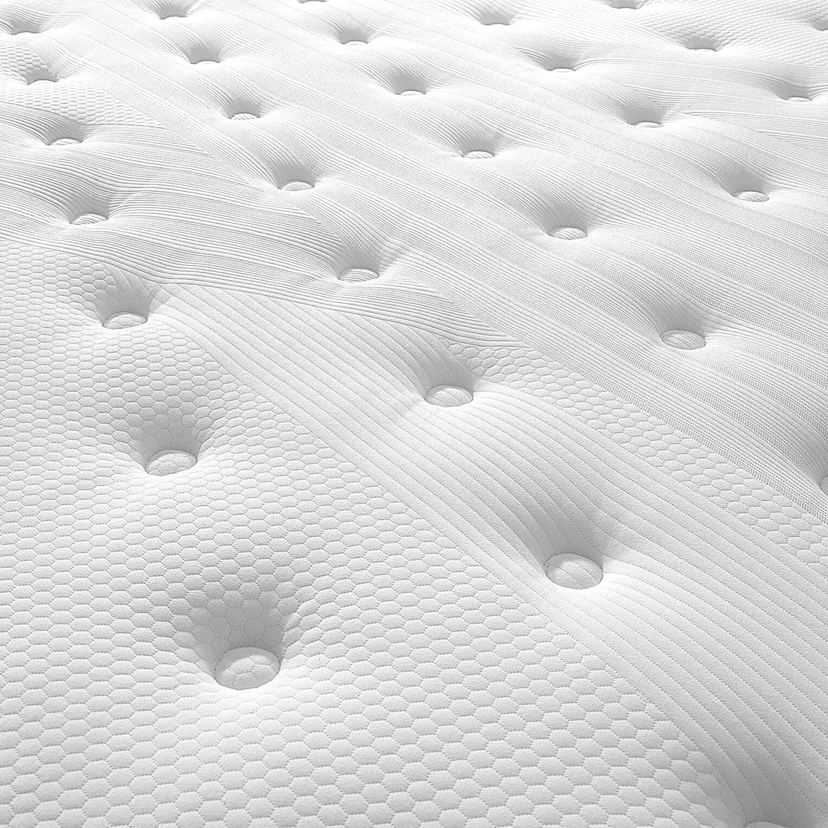 Minimalist Cream Bedset with Matress and Headboard