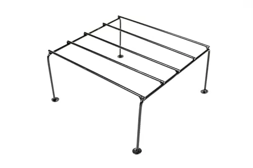 NAYRA® 's Metal Planter Stands Black Color Modern and Durable Square Shape Planter Stand /Planter Holder for Indoor and Outdoor (Set of 12 Stands)