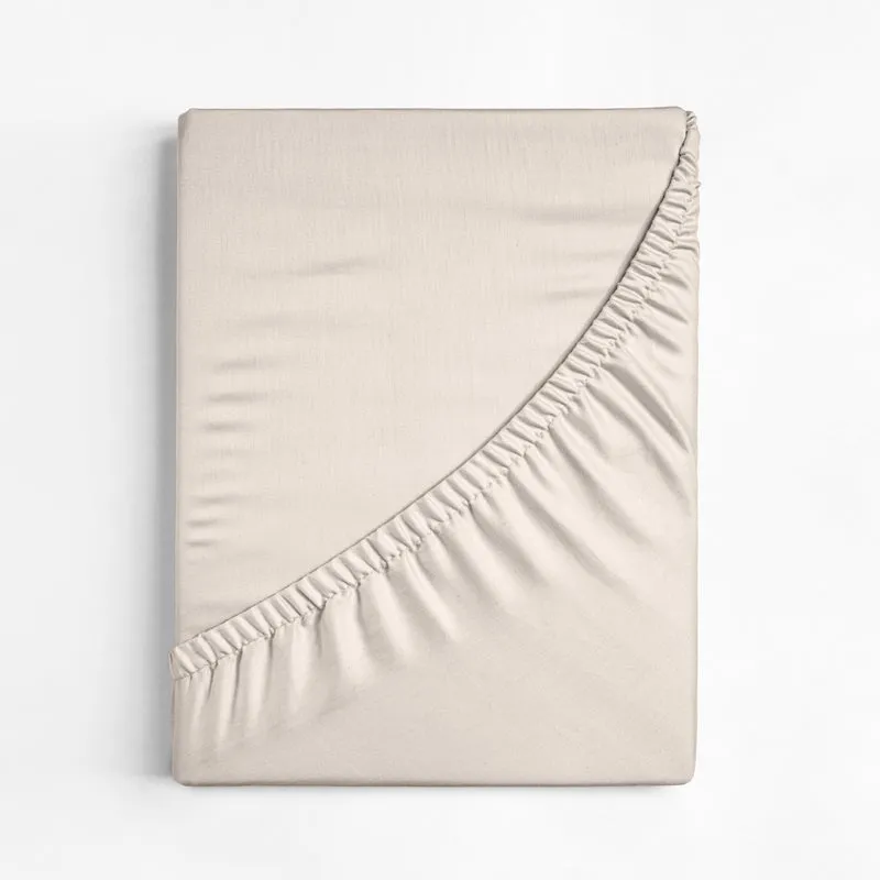 Nest Soft Touch Essentials Fitted Sheet - Stone