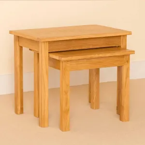 Newlyn Oak Nest Of Tables