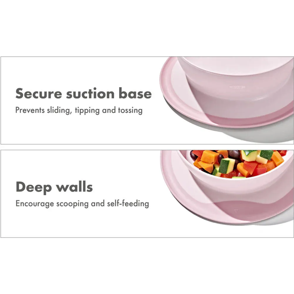 OXO Tot Stick & Stay Suction Bowl - Blossom