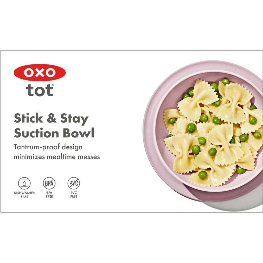 OXO Tot Stick & Stay Suction Bowl - Blossom