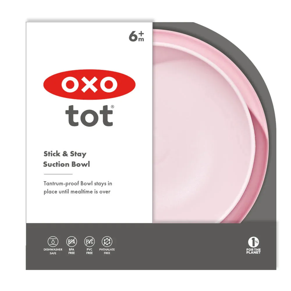 OXO Tot Stick & Stay Suction Bowl - Blossom