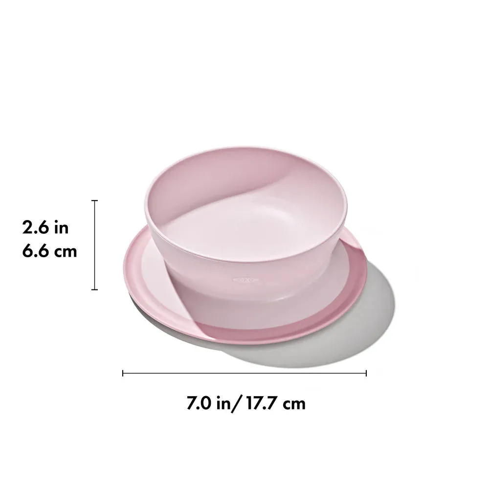 OXO Tot Stick & Stay Suction Bowl - Blossom
