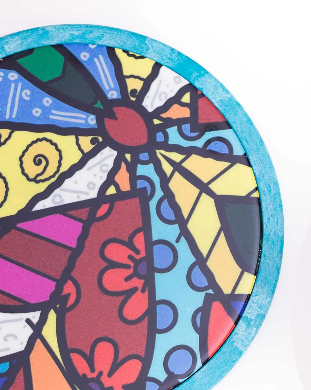 'Pop Art Passion' The Artful Trivet - Blue