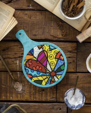 'Pop Art Passion' The Artful Trivet - Blue