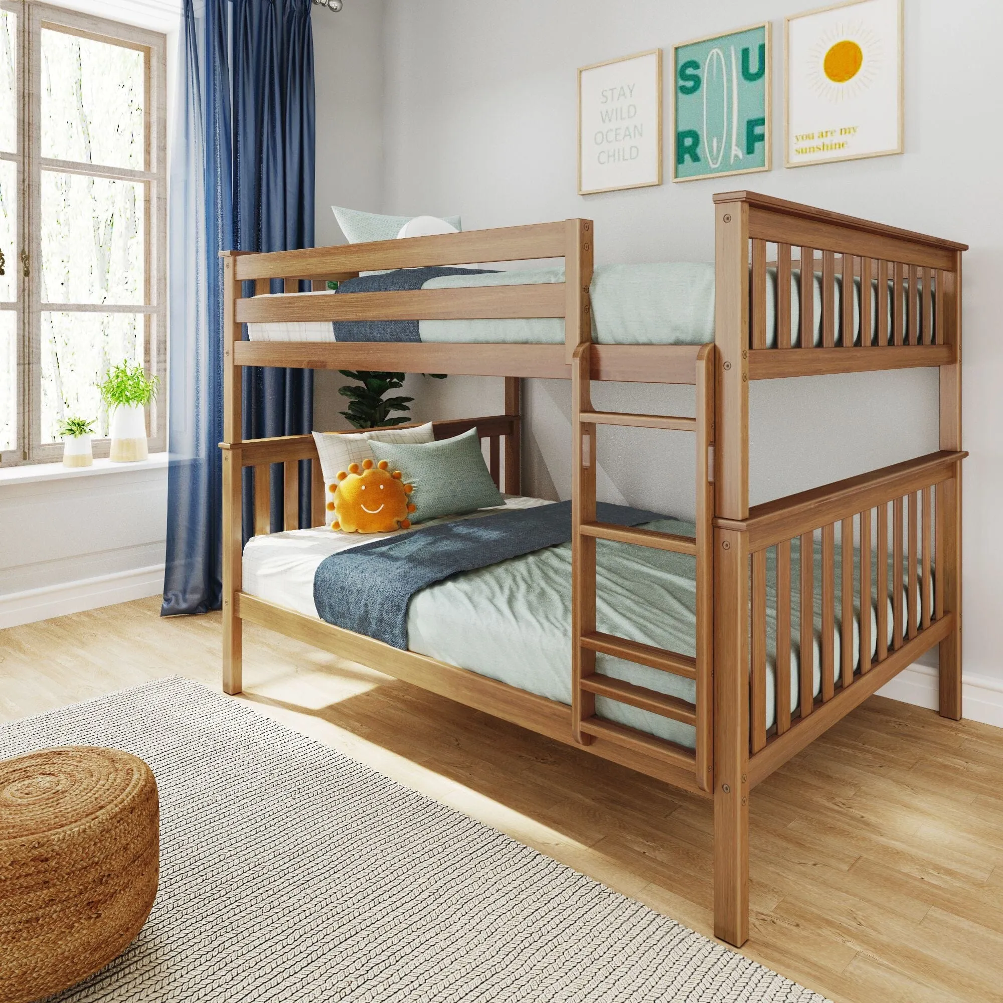 Queen Over Queen Bunk Bed