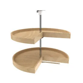 Rev-A-Shelf 24" Wood Pie Cut 2 Tray Set 4WLS942-24-52