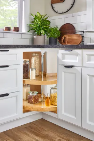 Rev-A-Shelf 24" Wood Pie Cut 2 Tray Set 4WLS942-24-52