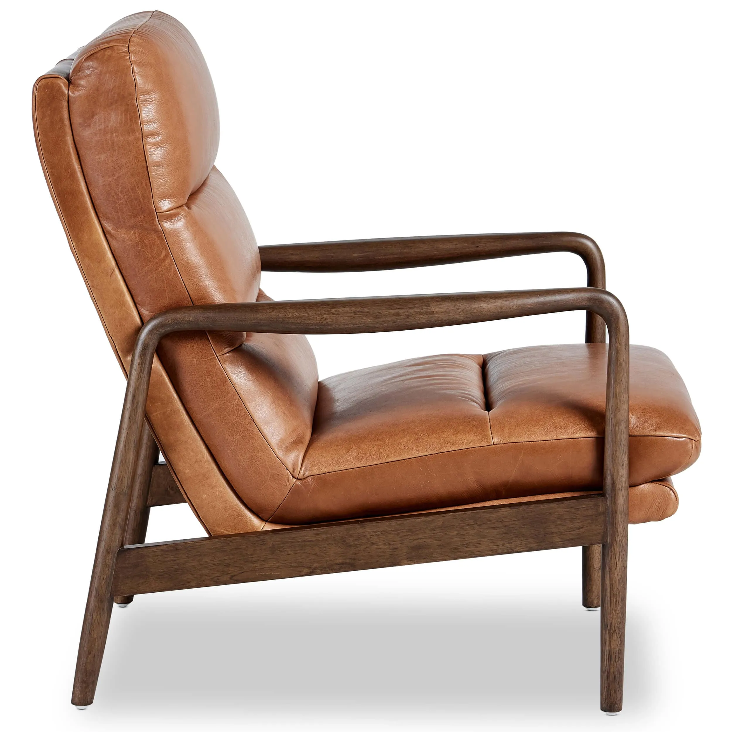 Rhodes Leather Chair, Dakota Tobacco