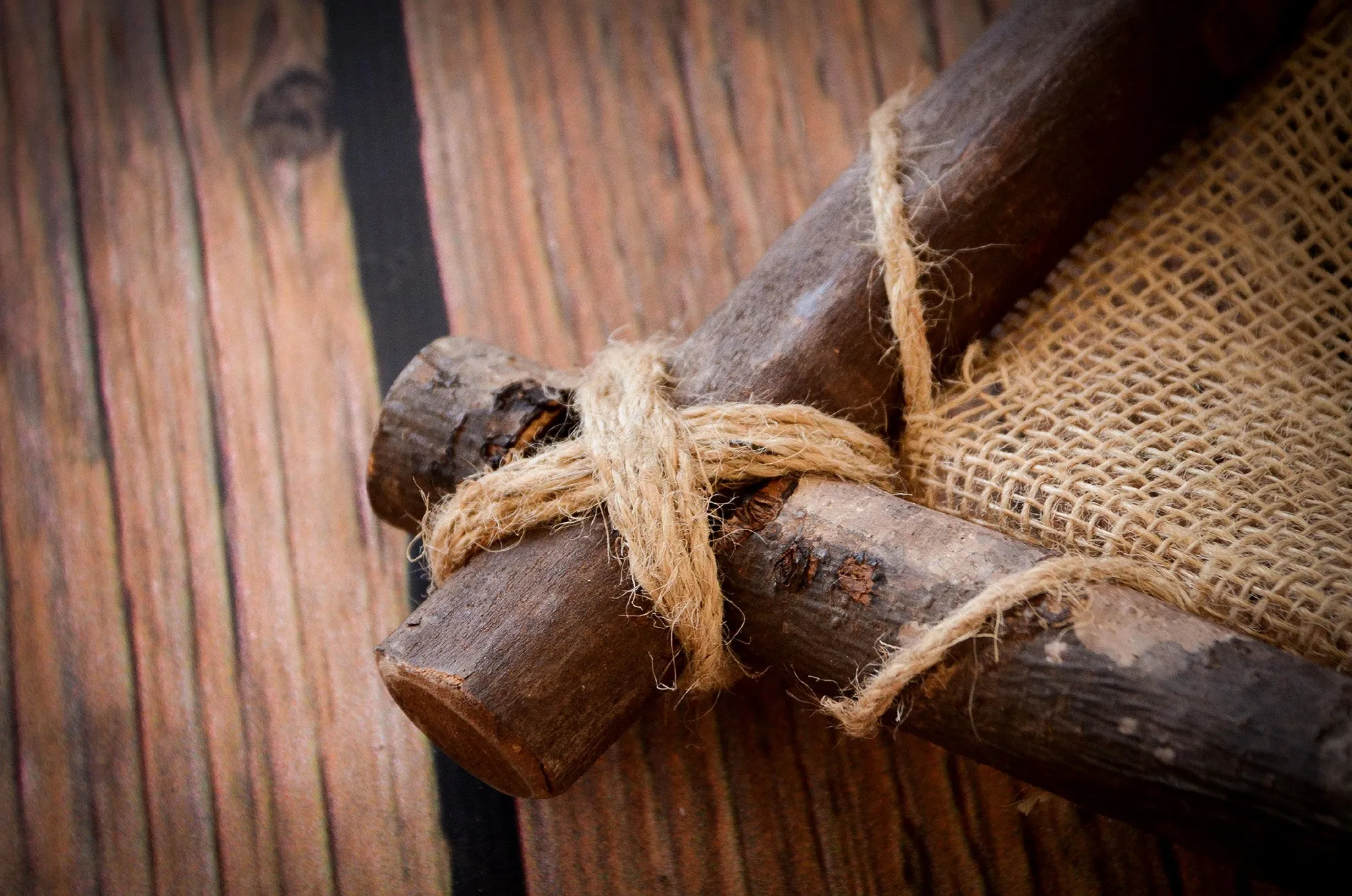 Rustic Floor Hammock