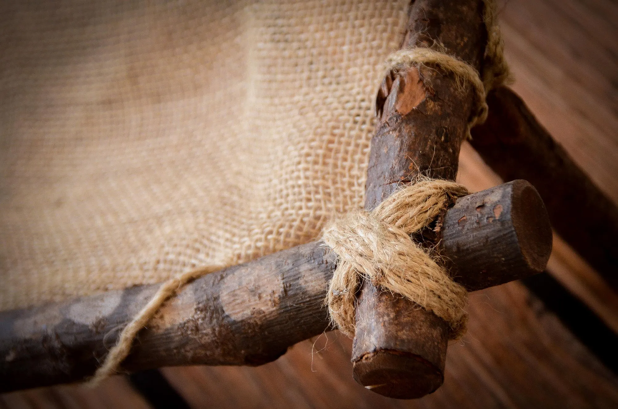 Rustic Floor Hammock