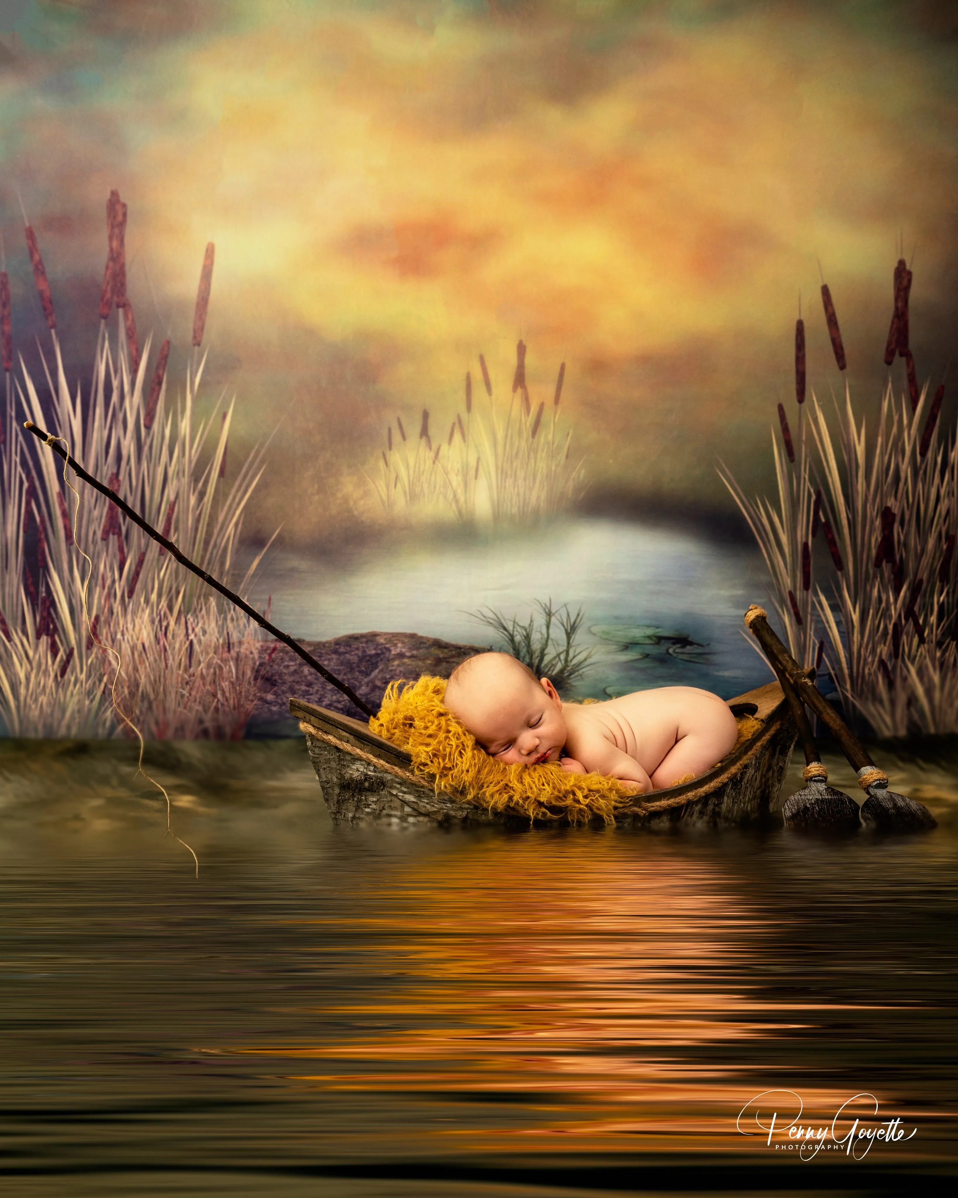 Rustic Rowboat