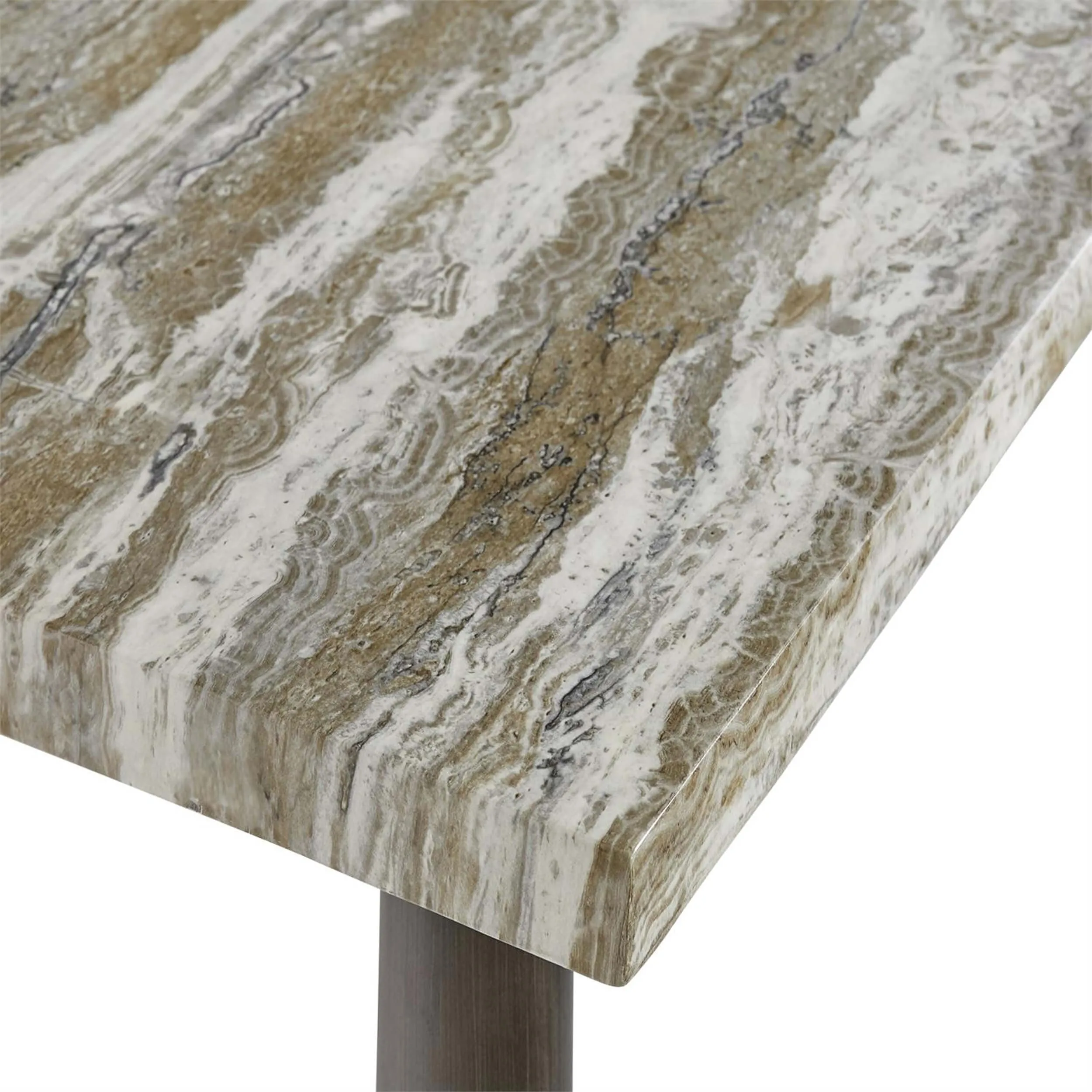 Santiago Outdoor Dining Table, Seashell