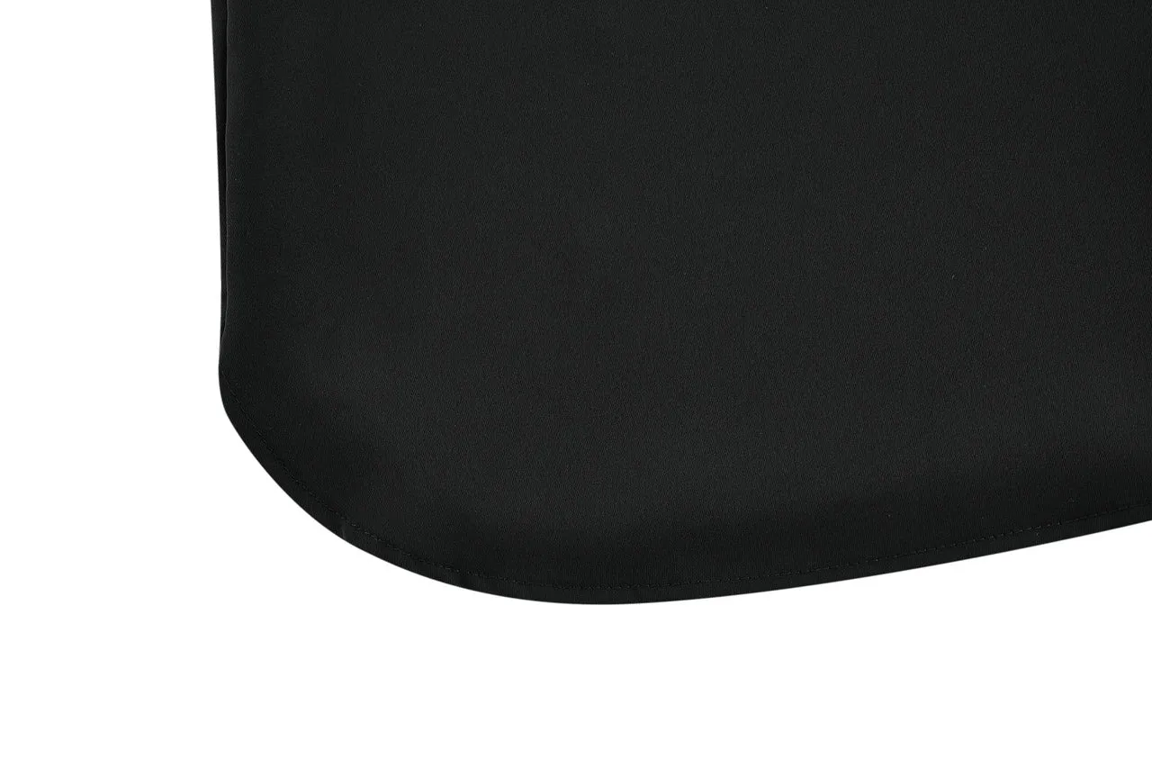 Satin Crepe Stand Collar Blouse