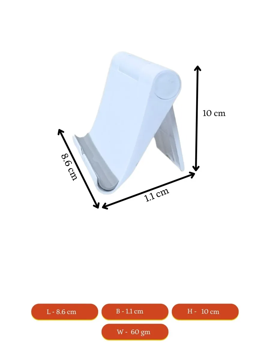 Sowpeace - Adjustable White Tablet Stand | Trendy Desk Accessory