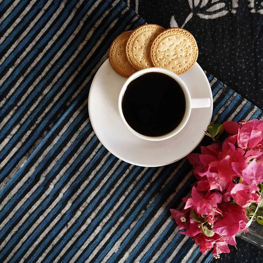 Stripe Table Napkin Linens - Set/4