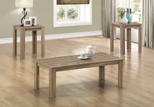 Table Set - 3Pcs Set / Dark Taupe