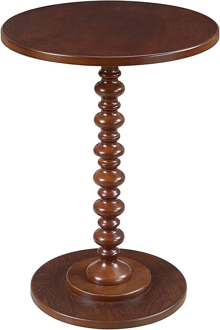 VASIL MART Wooden Round Bed Side Table End Table, Side Table, Night Stand Beah Table for Living Room Bedroom
