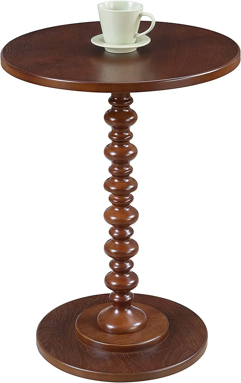 VASIL MART Wooden Round Bed Side Table End Table, Side Table, Night Stand Beah Table for Living Room Bedroom