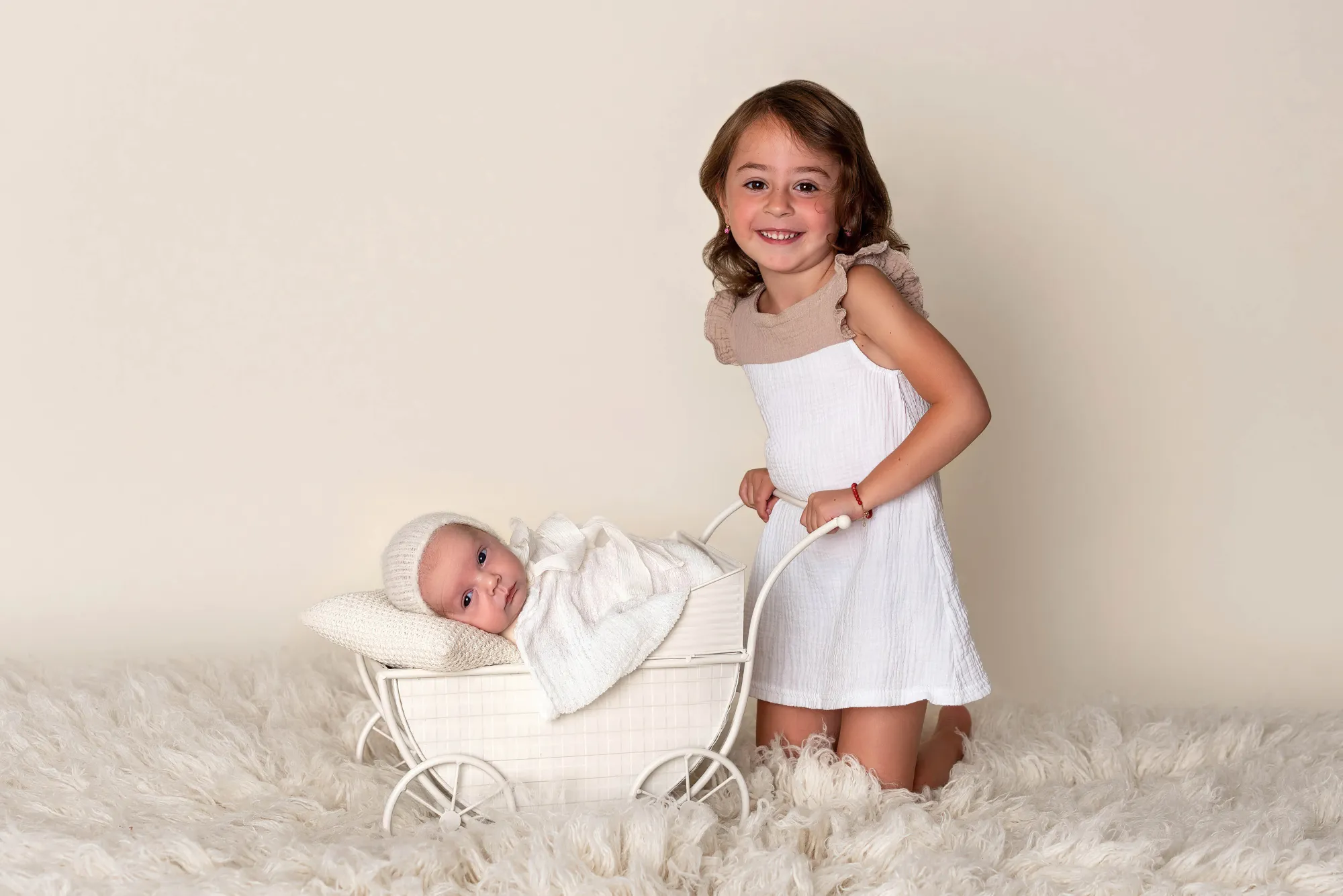 Vintage Stroller - White Model 1