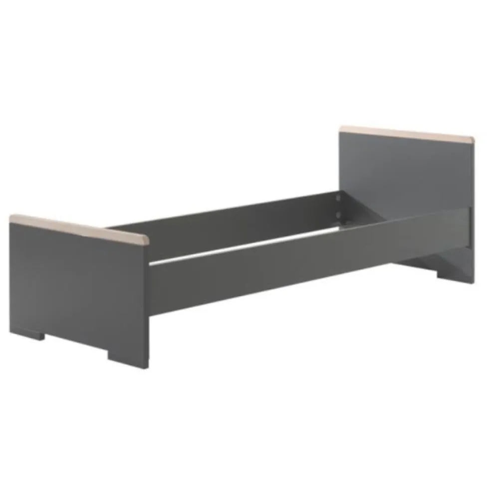 Vipack - London Single Bed - Grey