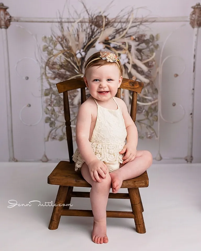 Wooden Windsor Chair - Brown