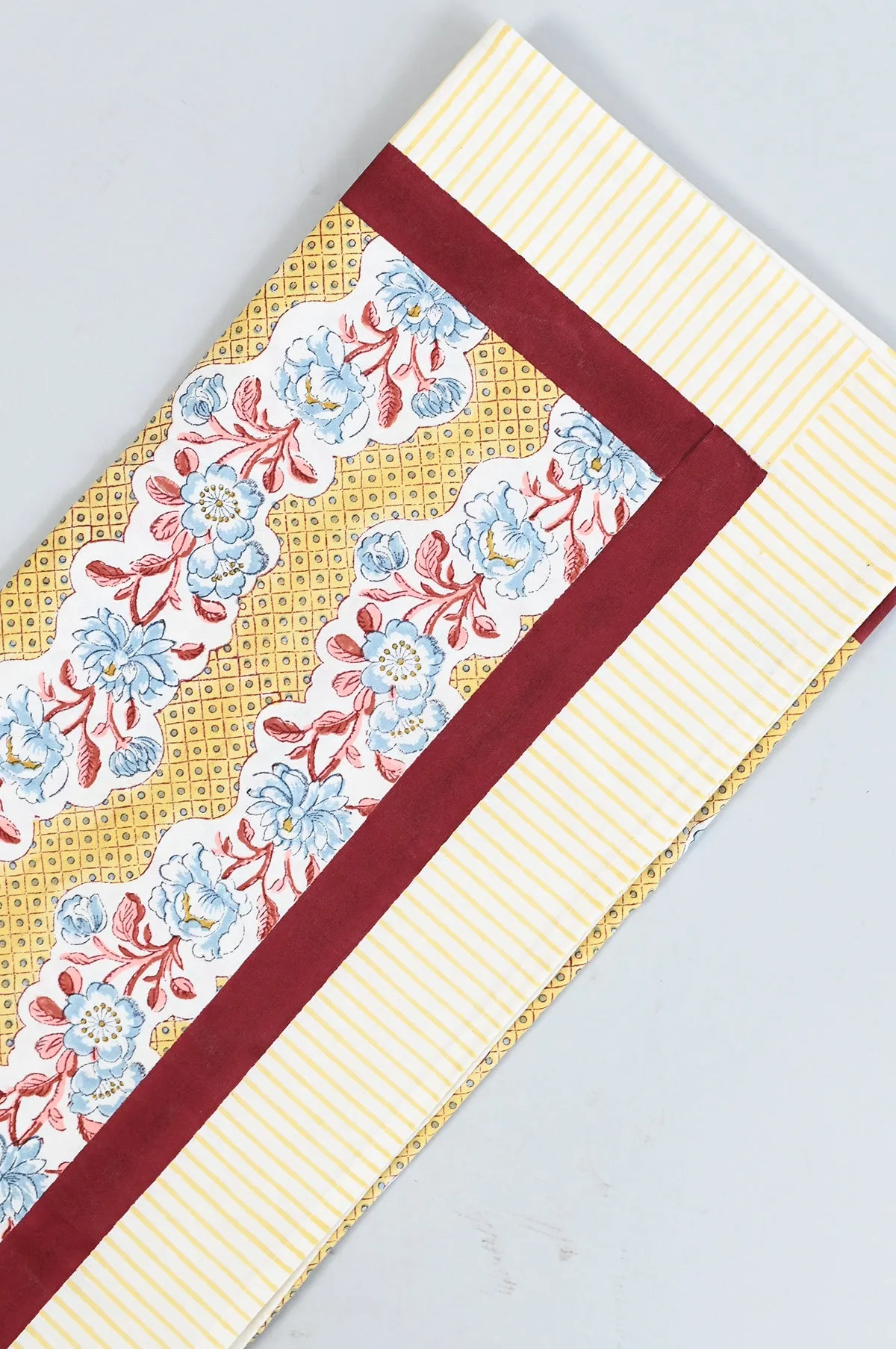 Yellow Blooming Trellis Tablecloth