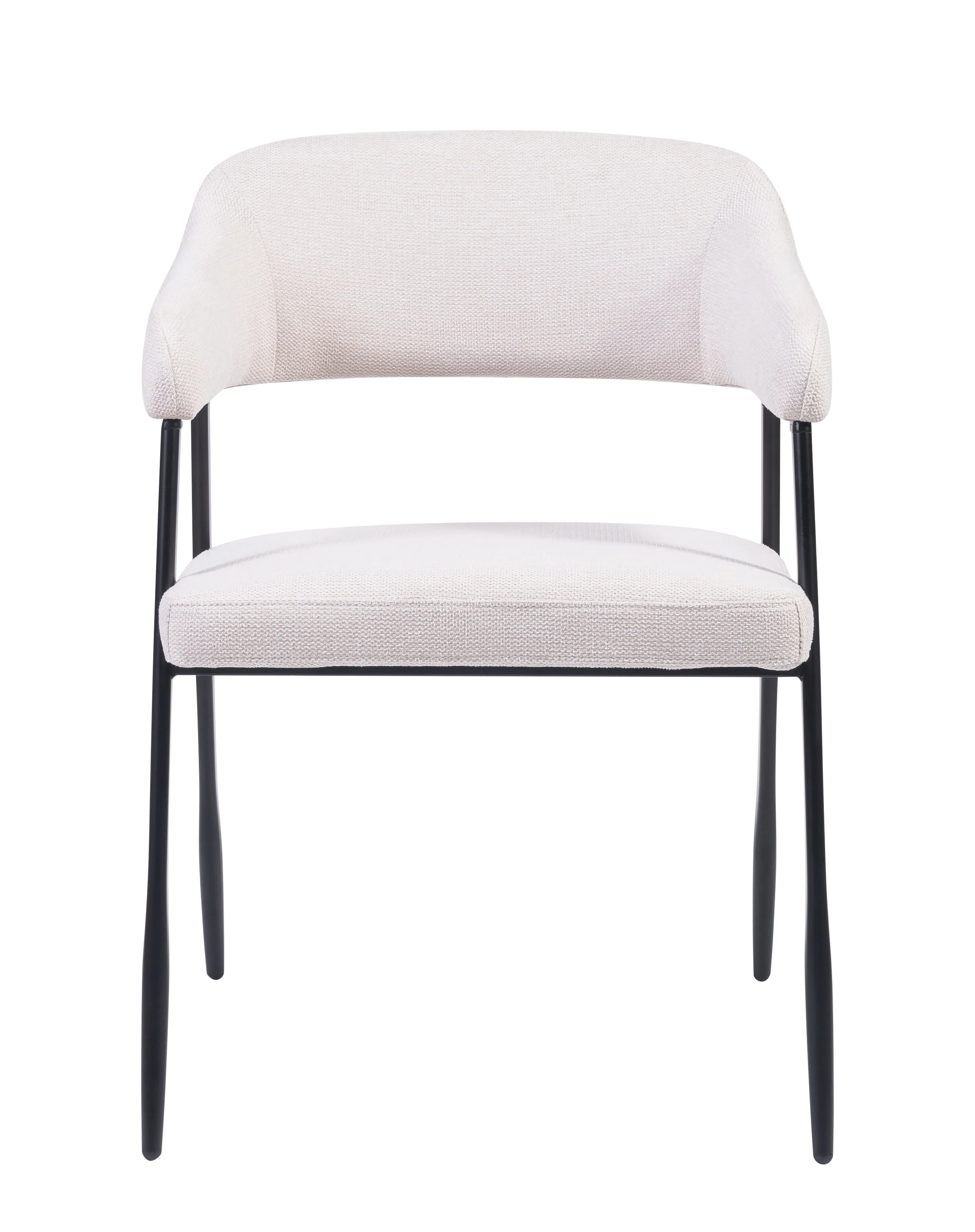 Yorkton Fabric Dining Chair Cream / Grey
